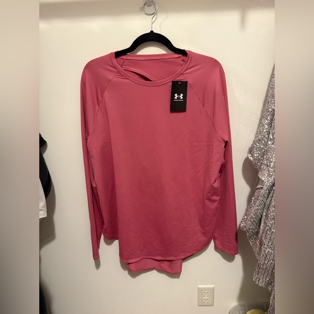 NWT under armour mauve XL soft knit Women's Pink long sleeve top